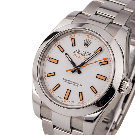 rolex milgauss white|Rolex Milgauss women's.